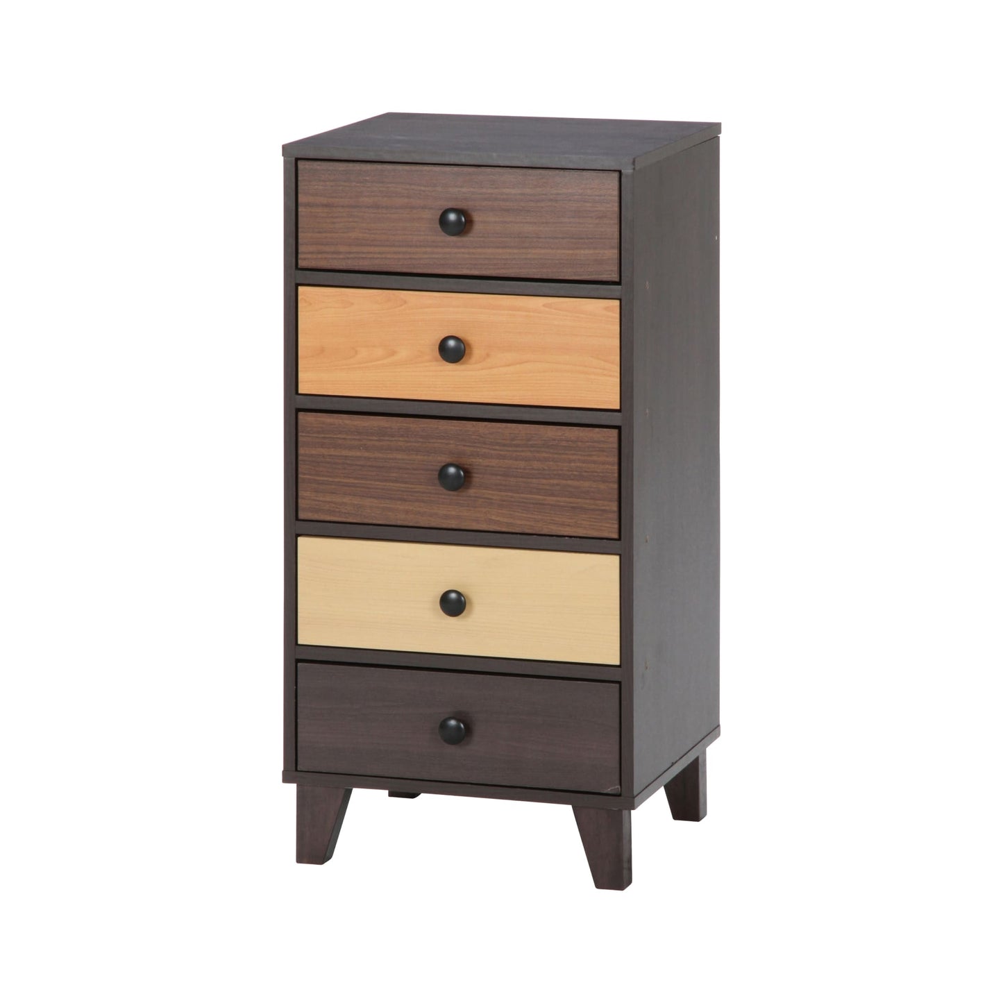 グラデーションデザインの5段チェスト