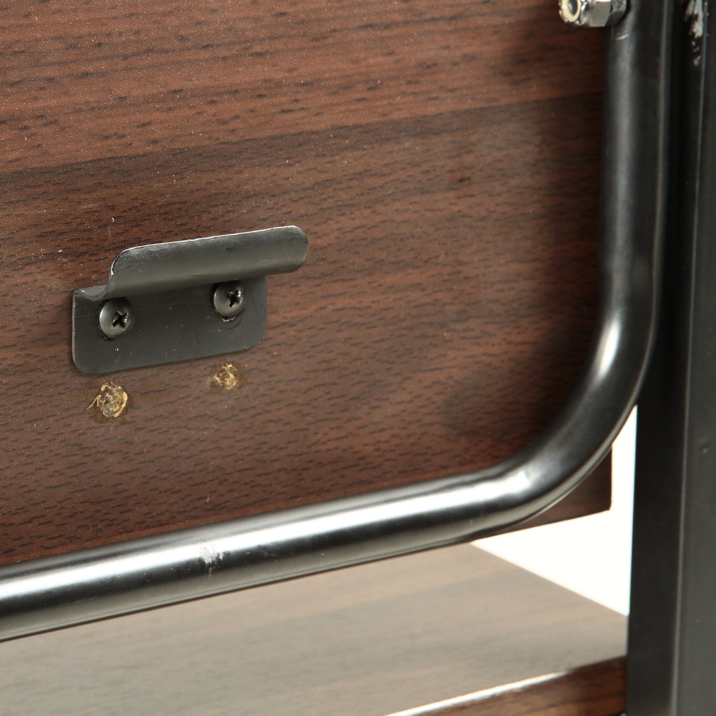 折りたたみ可能棚付きワークデスク