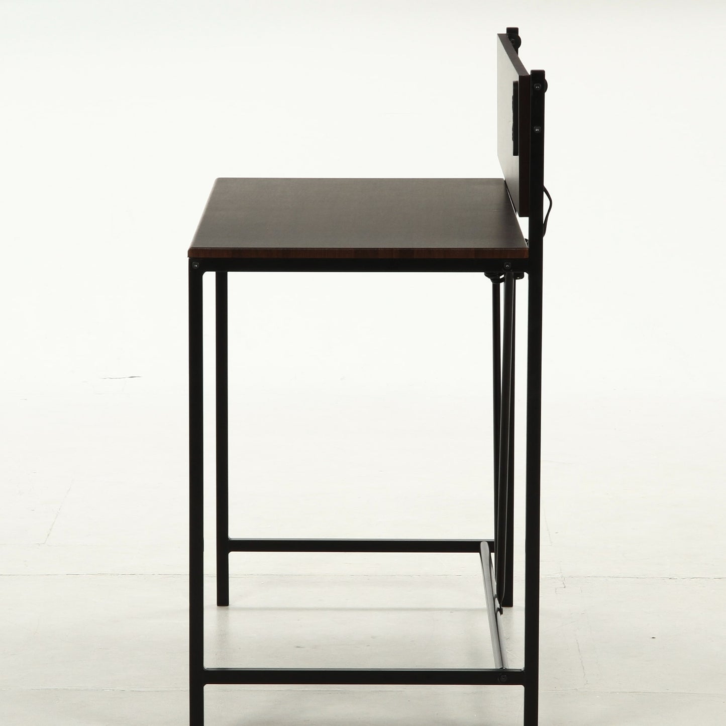 折りたたみ可能棚付きワークデスク