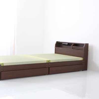 畳の収納ベッド　シングルベッド/ロータイプ