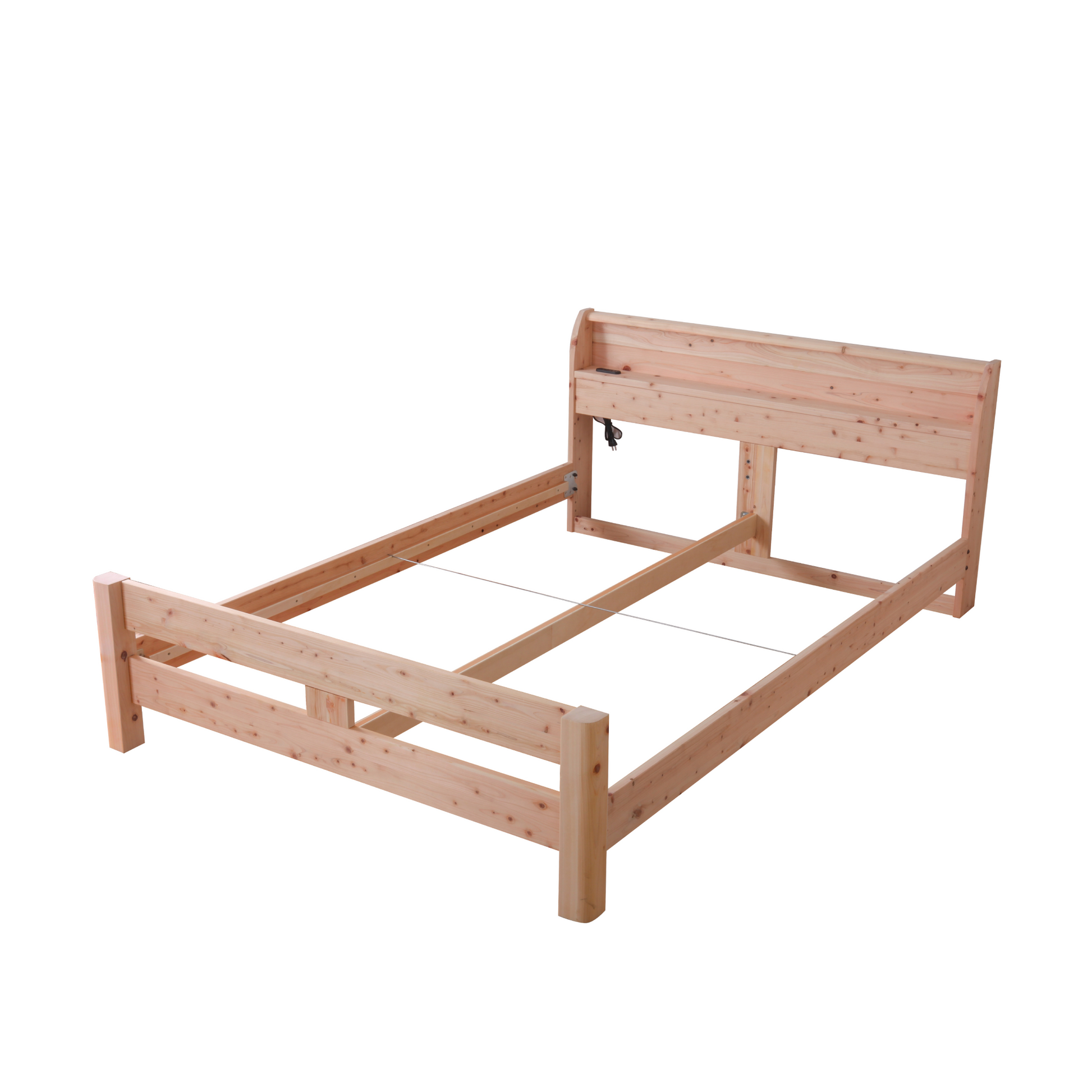 すのこベッド(ダブル) 耐久性抜群の頑丈すのこベッド ダブルベッド-weshop interior